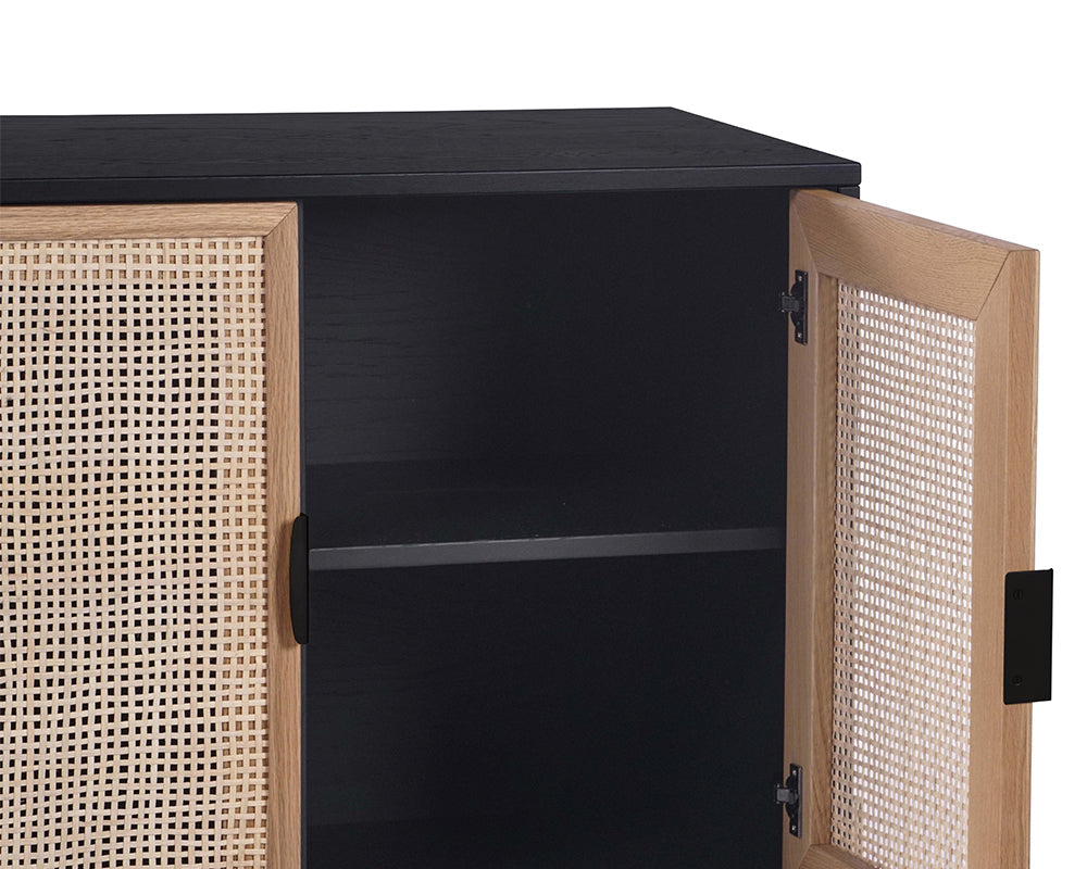 contemporary rattan cabinet for stylish interiors - The Leaf Crafts