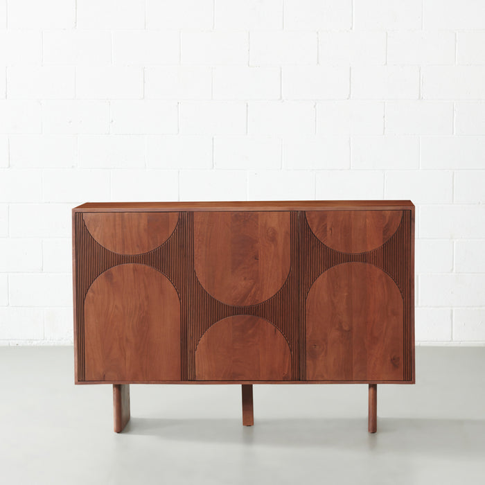 functional wooden storage cabinet for home- The Leaf Crafts