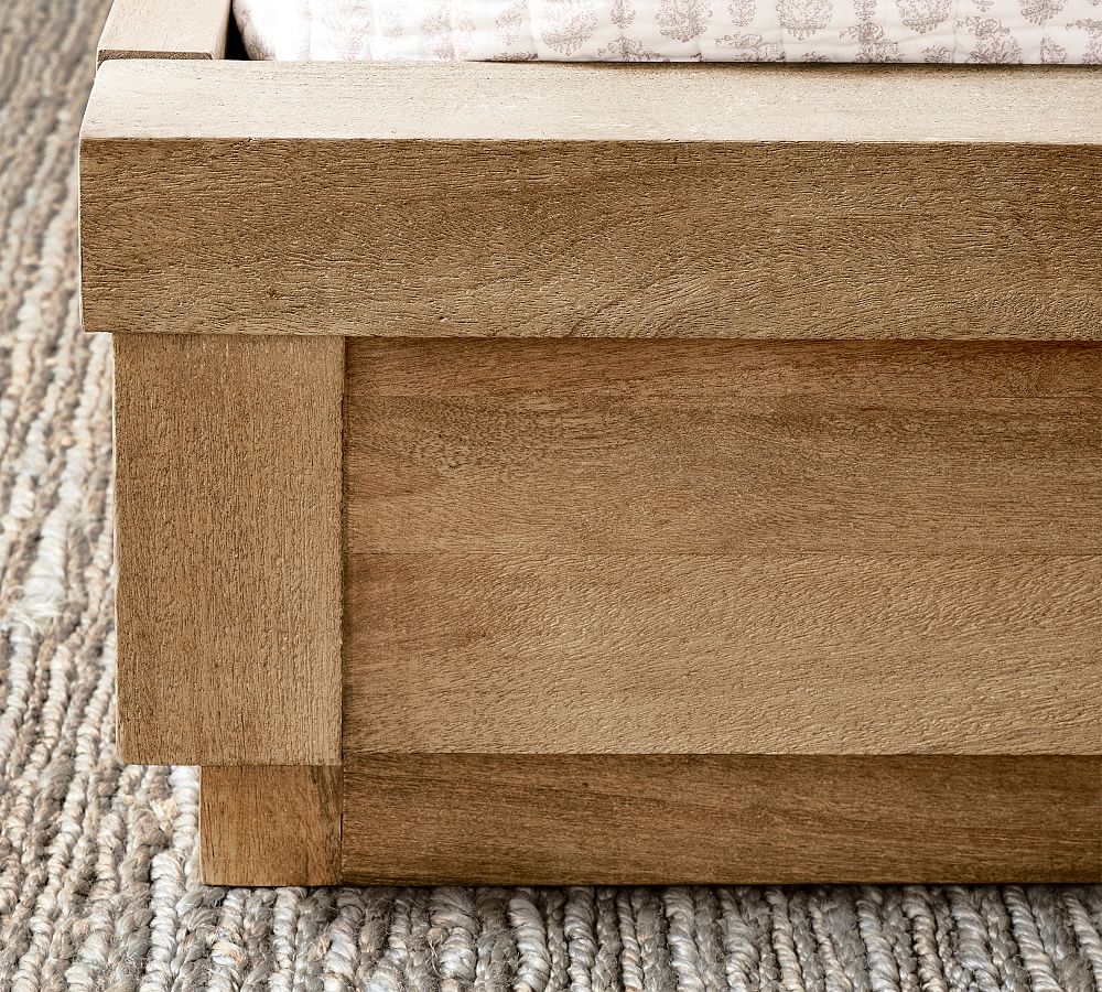 mango wood bed for home - The Leaf Crafts