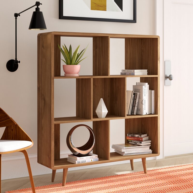 Arabica mid-century Bookshelf - The Leaf Crafts