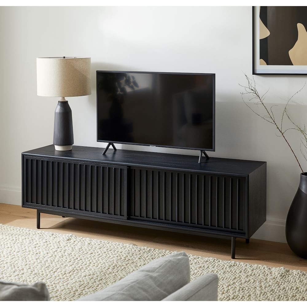 living room tv unit with storage - The Leaf Crafts