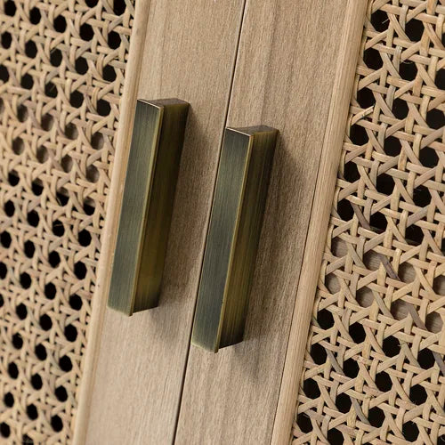 Rattan Wave Cabinet - The Leaf Crafts