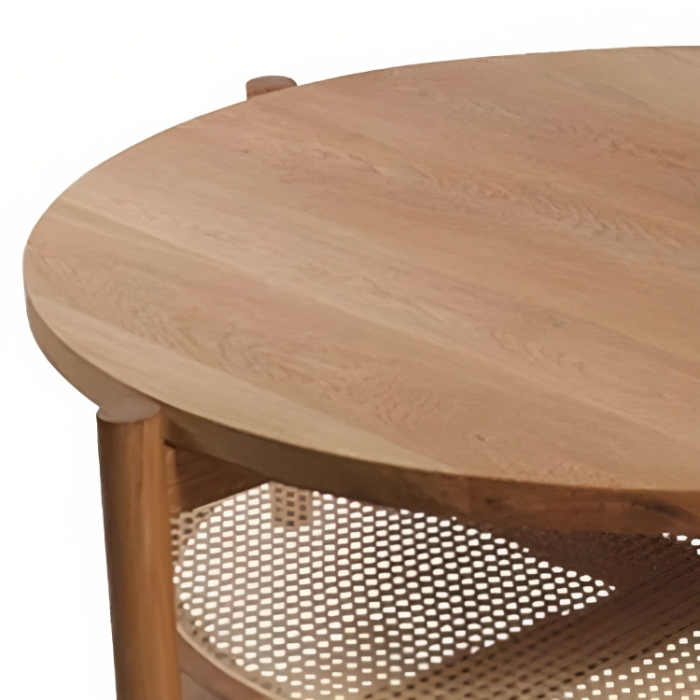 stylish rounded coffee table for contemporary interiors - The Leaf Crafts