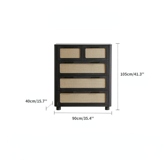 wooden chest of drawers for organized bedroom - The Leaf Crafts