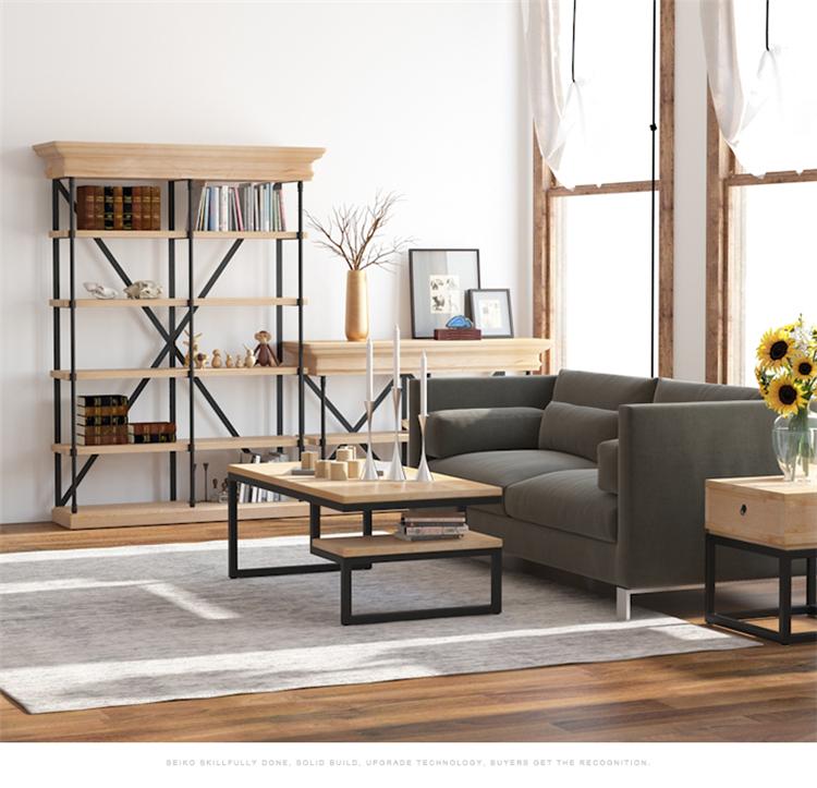 industrial style living room table - The Leaf Crafts
