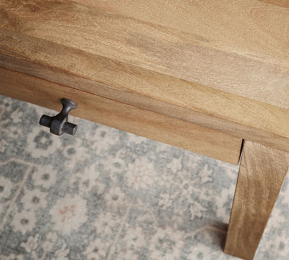 modern workspace desk wood - The Leaf Crafts