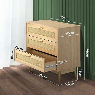 minimalist rattan storage cabinet for modern homes - The Leaf Crafts