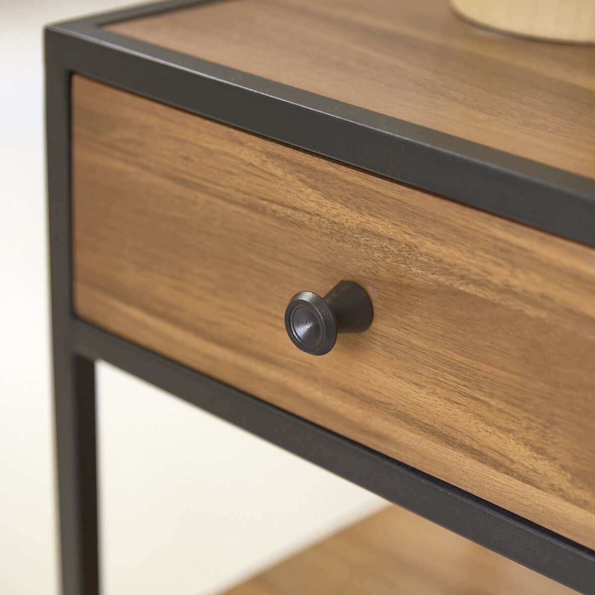 elegant wooden nightstand for modern homes - The Leaf Crafts