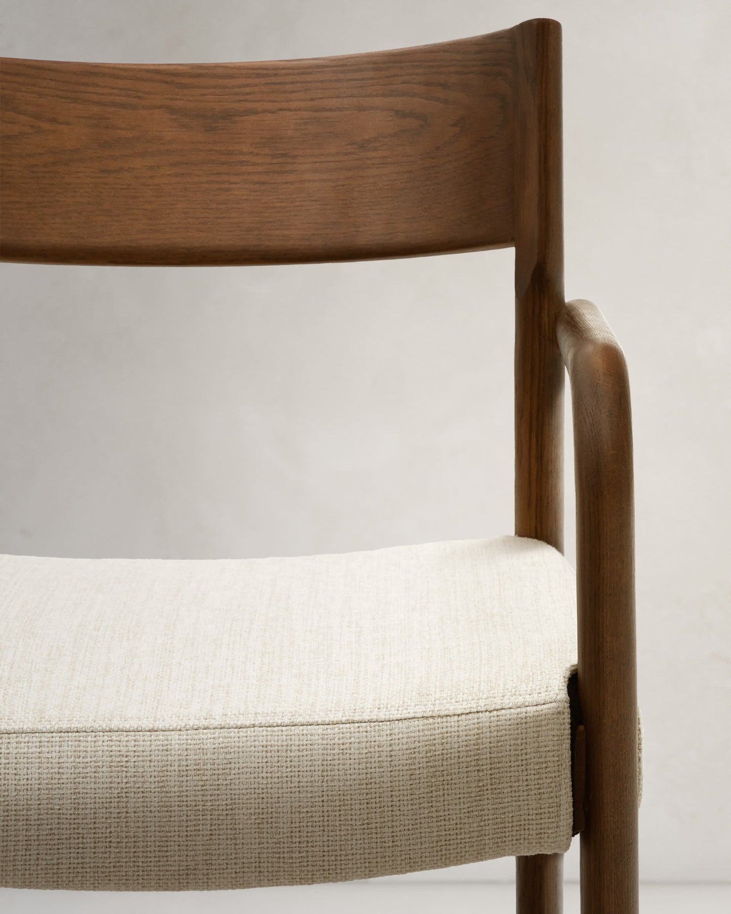 elegant wooden chair with modern design