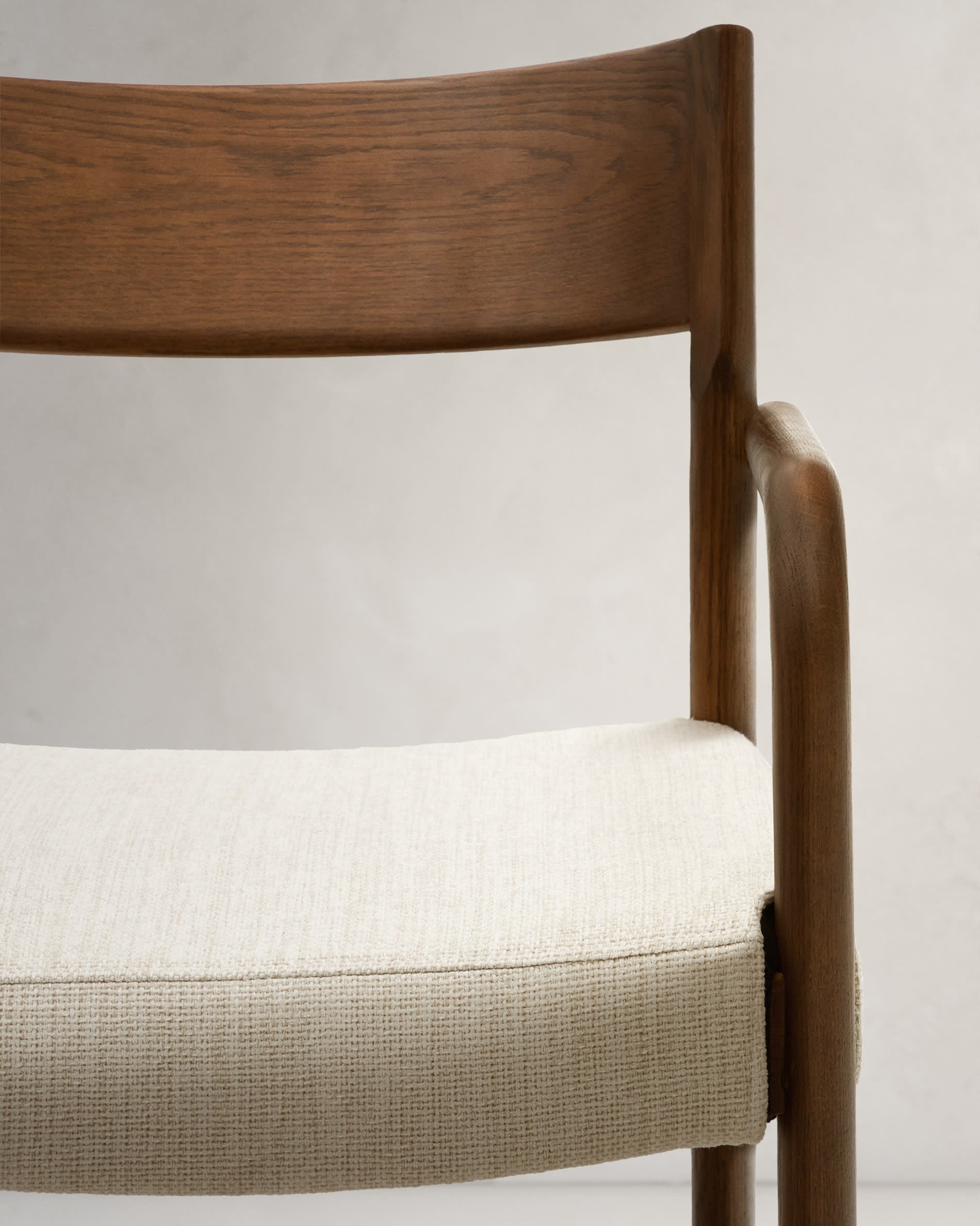 elegant wooden chair with modern design