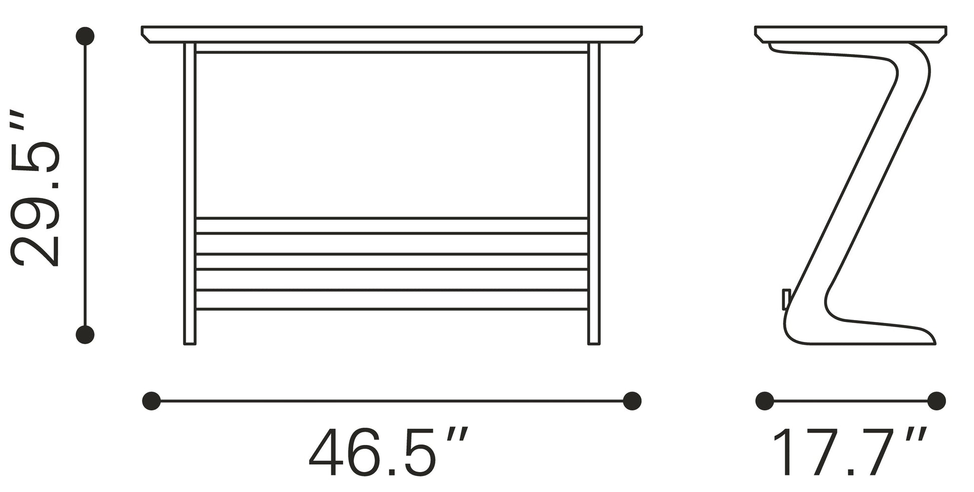 elegant solid wood console table for entryway styling