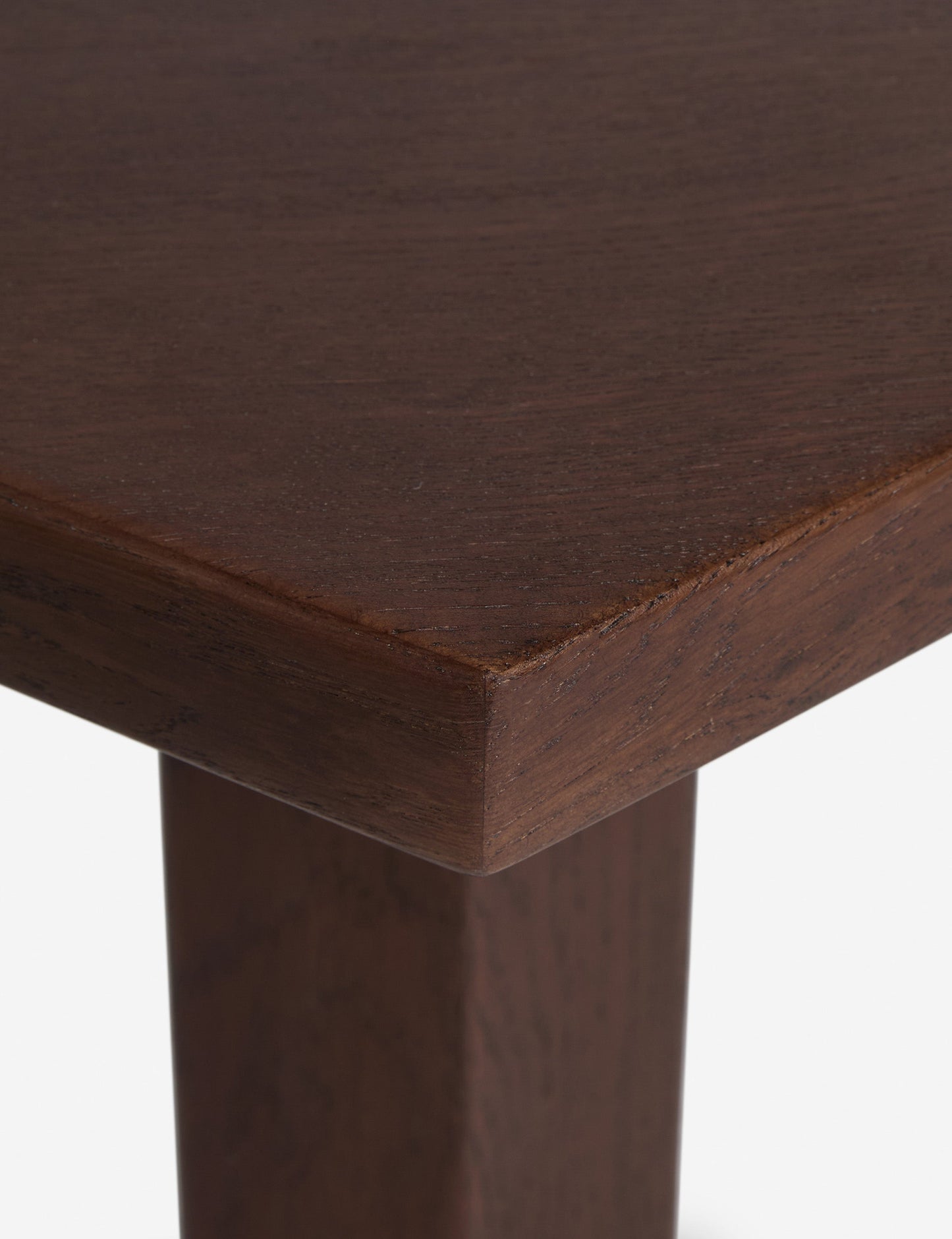 compact wooden end table for living room