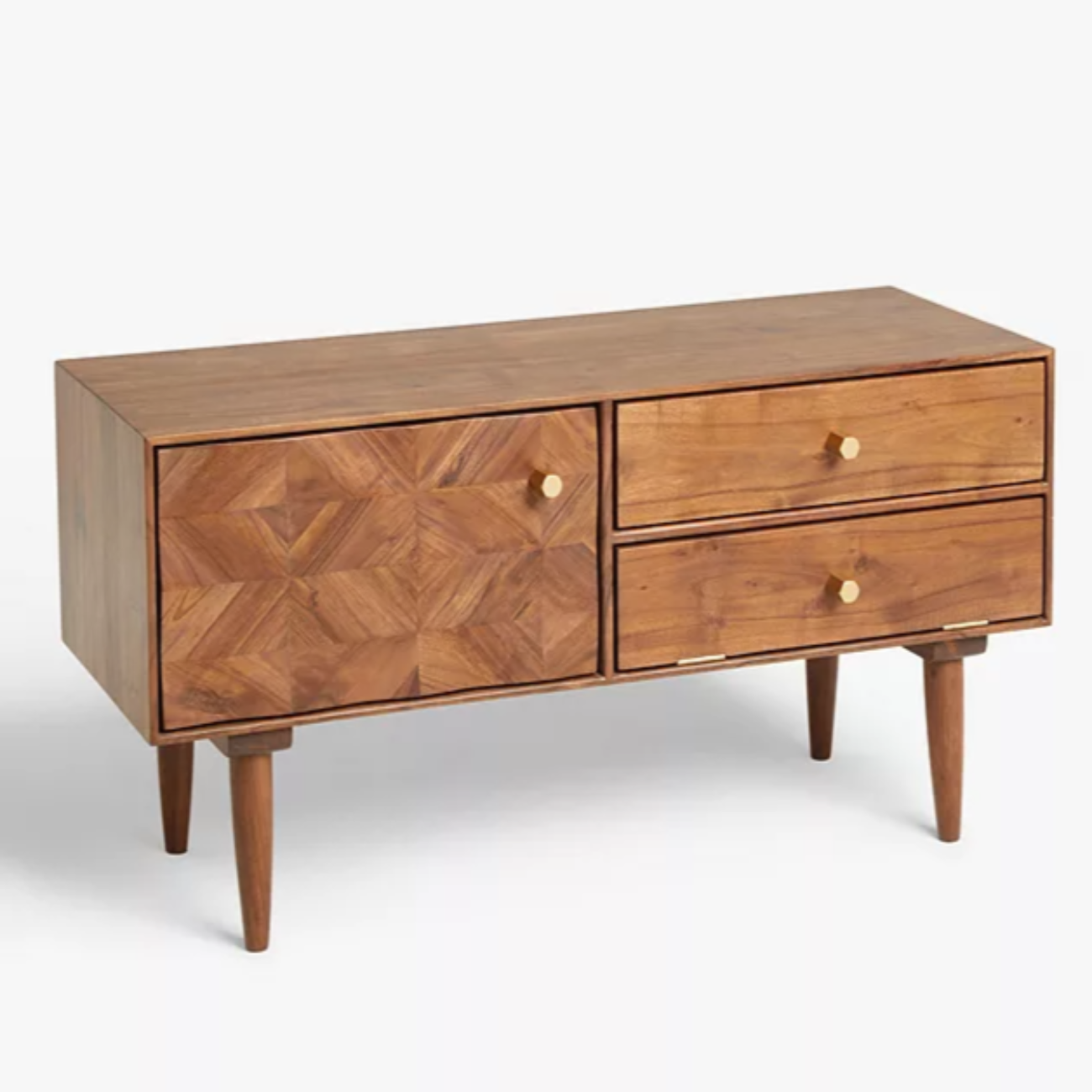 modern small tv stand wooden design The Leaf Crafts