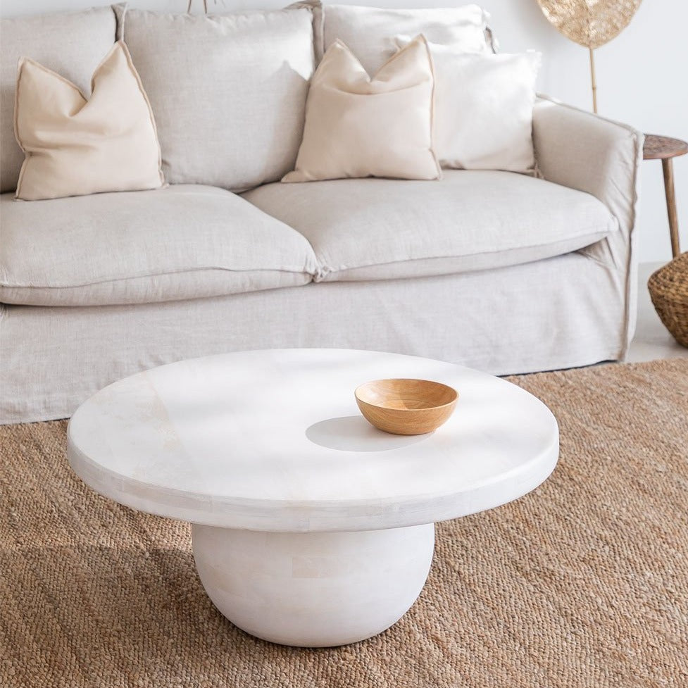 Buy Online Golem solid wood coffee table for modern living room in India 