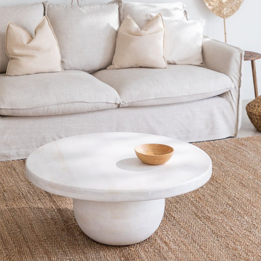 Buy Online Golem solid wood coffee table for modern living room in India 