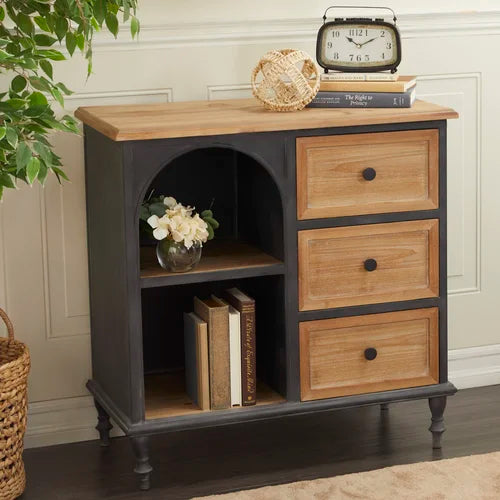 greta solid wood cabinet - The Leaf Crafts