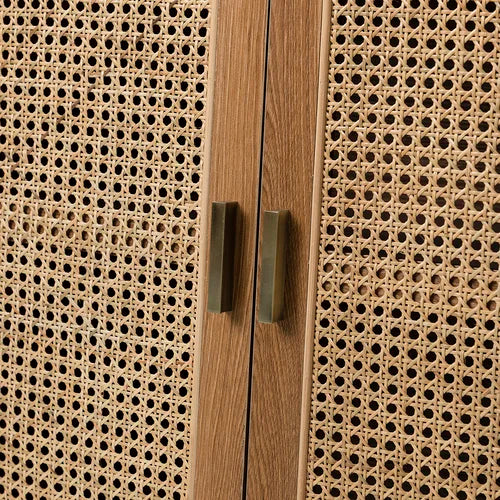 natural cane storage cabinet - The Leaf Crafts