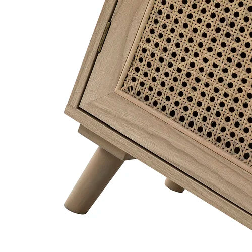 Designer cane storage cabinet for modern, boho, and luxury interiors- The Leaf Crafts