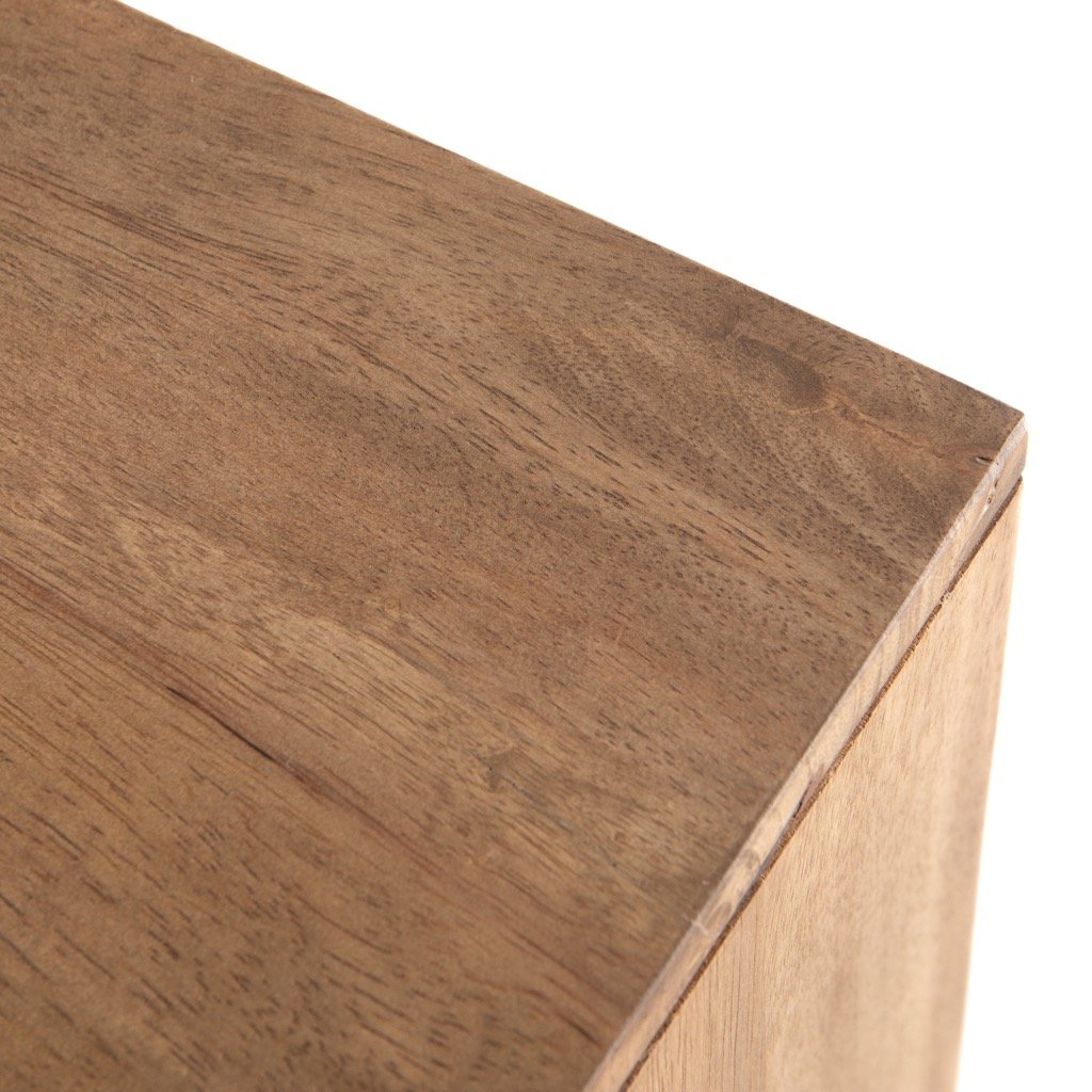 handcrafted wooden cabinet with premium finish - The Leaf Crafts