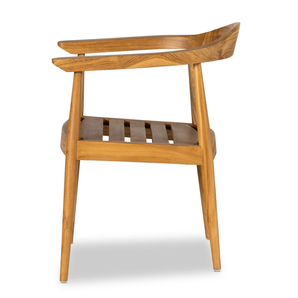 Vulcan Chair minimalist solid wood lounge chair design - The Leaf Crafts
