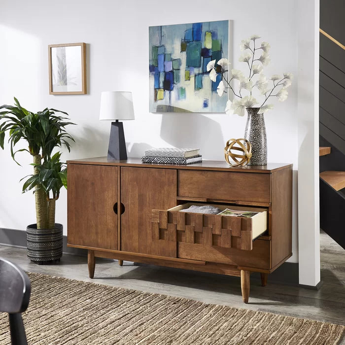 modern wooden buffet cabinet design- The Leaf Crafts