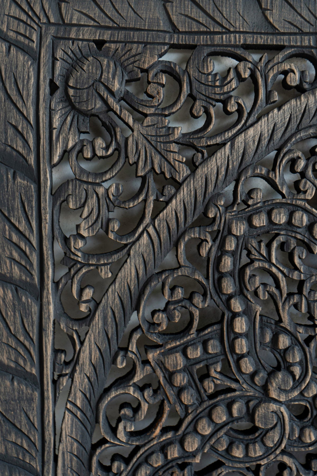 Shop carved headboard wooden bed online. Luxury solid wood bed frame, handcrafted bedroom furniture for modern homes.