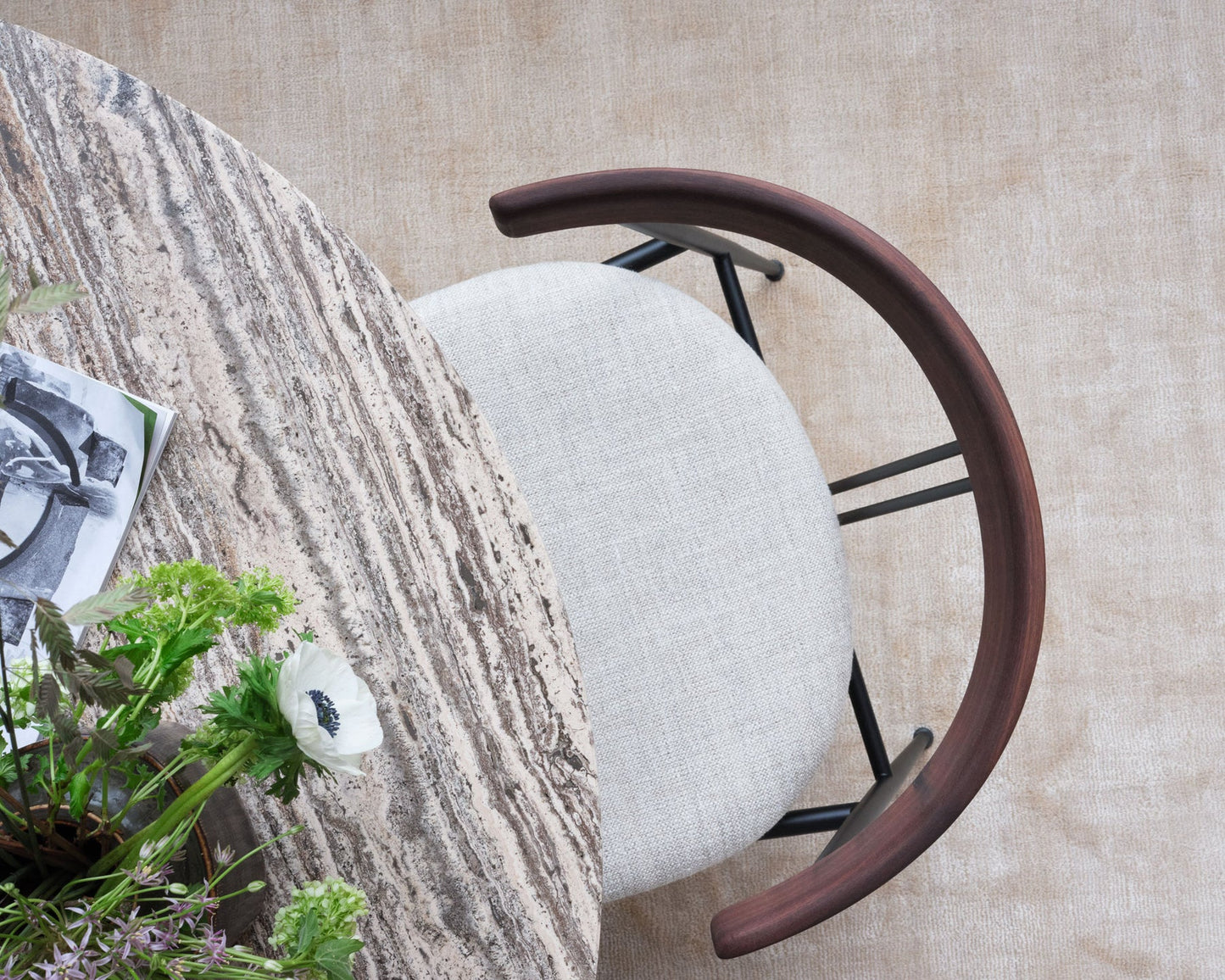 stylish industrial seating chair for dining room décor
