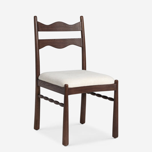 Buy Online Laoshi wooden dining chair for modern dining room interiors In India 