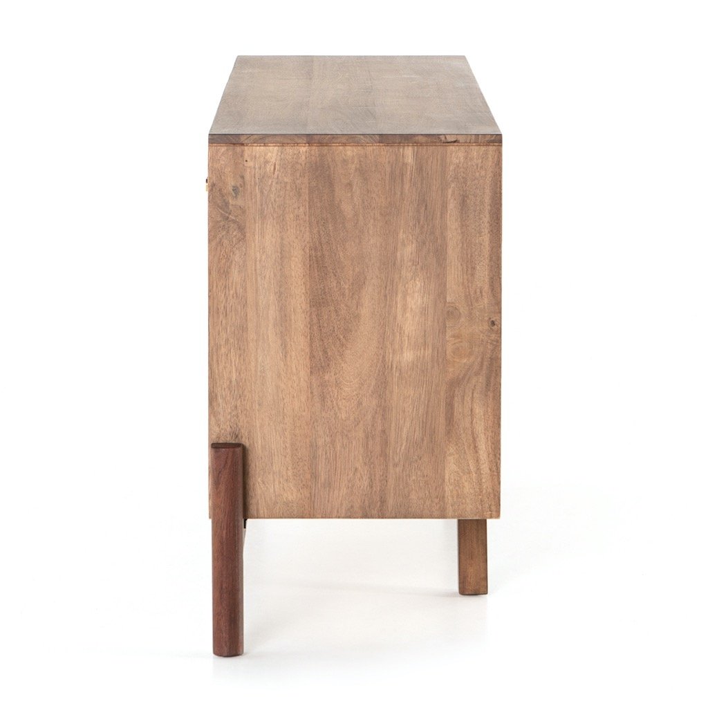 large wooden sideboard for organized living - The Leaf Crafts