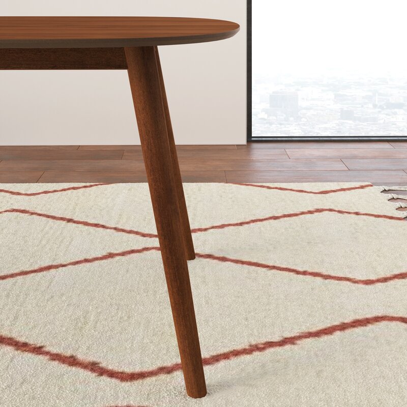 minimalist wooden dining table - The Leaf Crafts