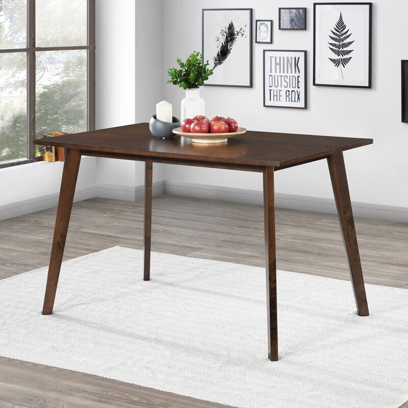 lio solid wood dining table - The Leaf Crafts