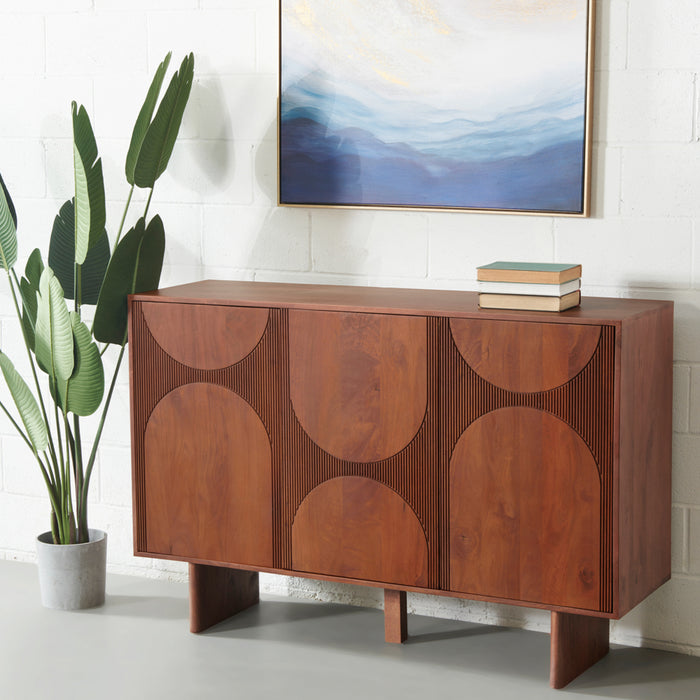 Buy Online Lucius solid wood sideboard for living and dining room in India  - The Leaf Crafts
