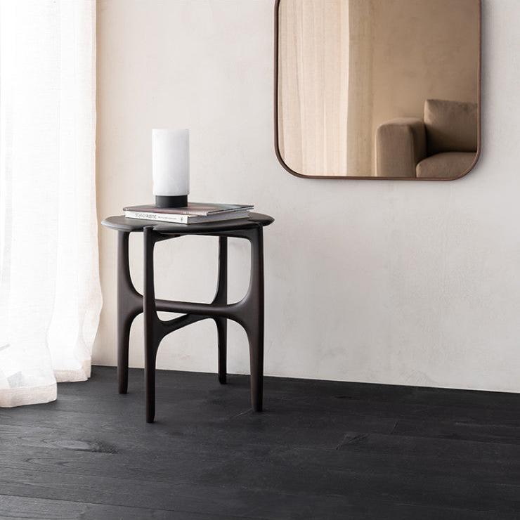 Buy Online Lucy solid wood side table for living room and bedroom In India - The Leaf Crafts