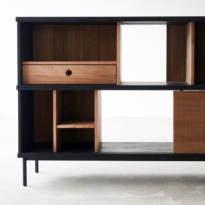 minimalist living room storage solution- The Leaf Crafts