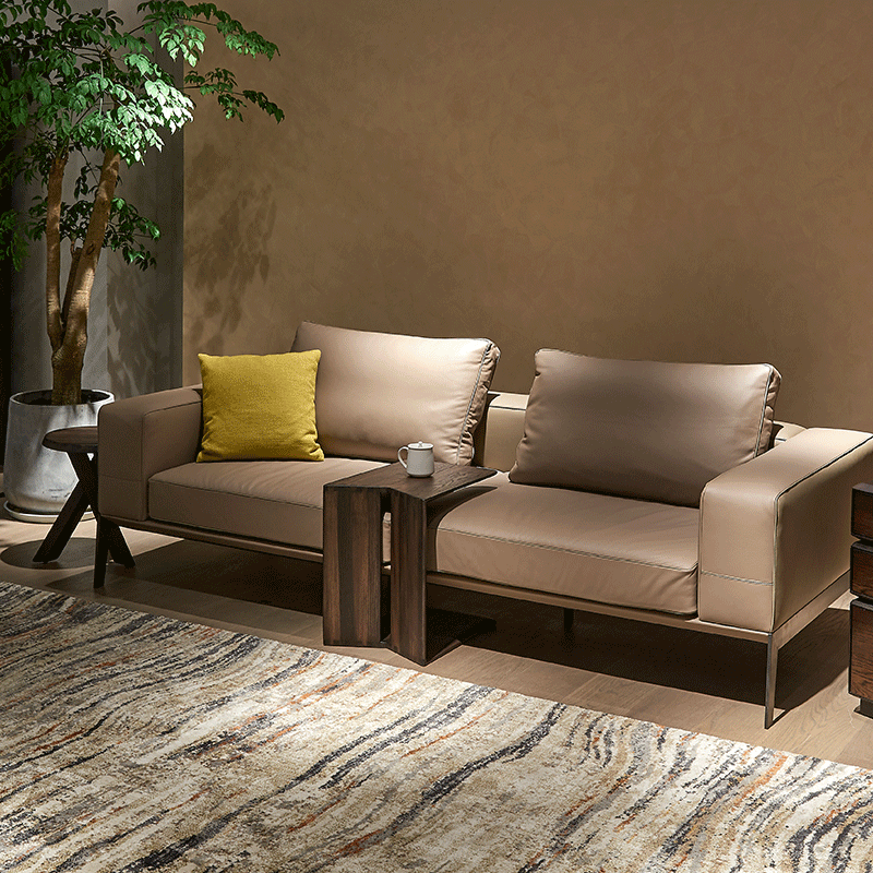 designer wooden side table - The Leaf Crafts
