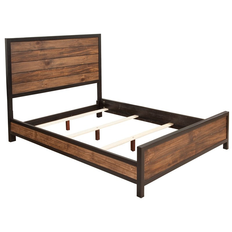 Shop solid wood king bed online. Premium wooden bed frame for master bedroom, durable hardwood furniture for modern interiors.