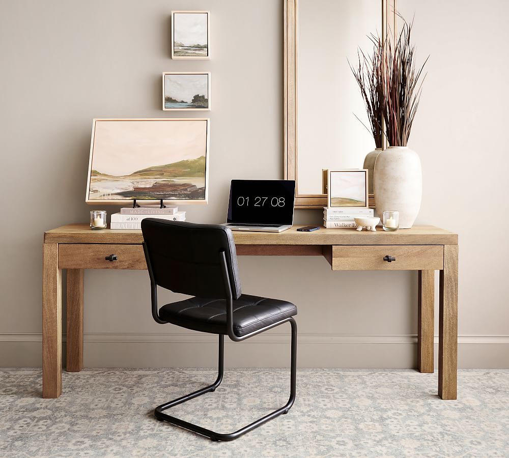 spacious tabletop provides ample room for work, study, or creative tasks - The Leaf Crafts