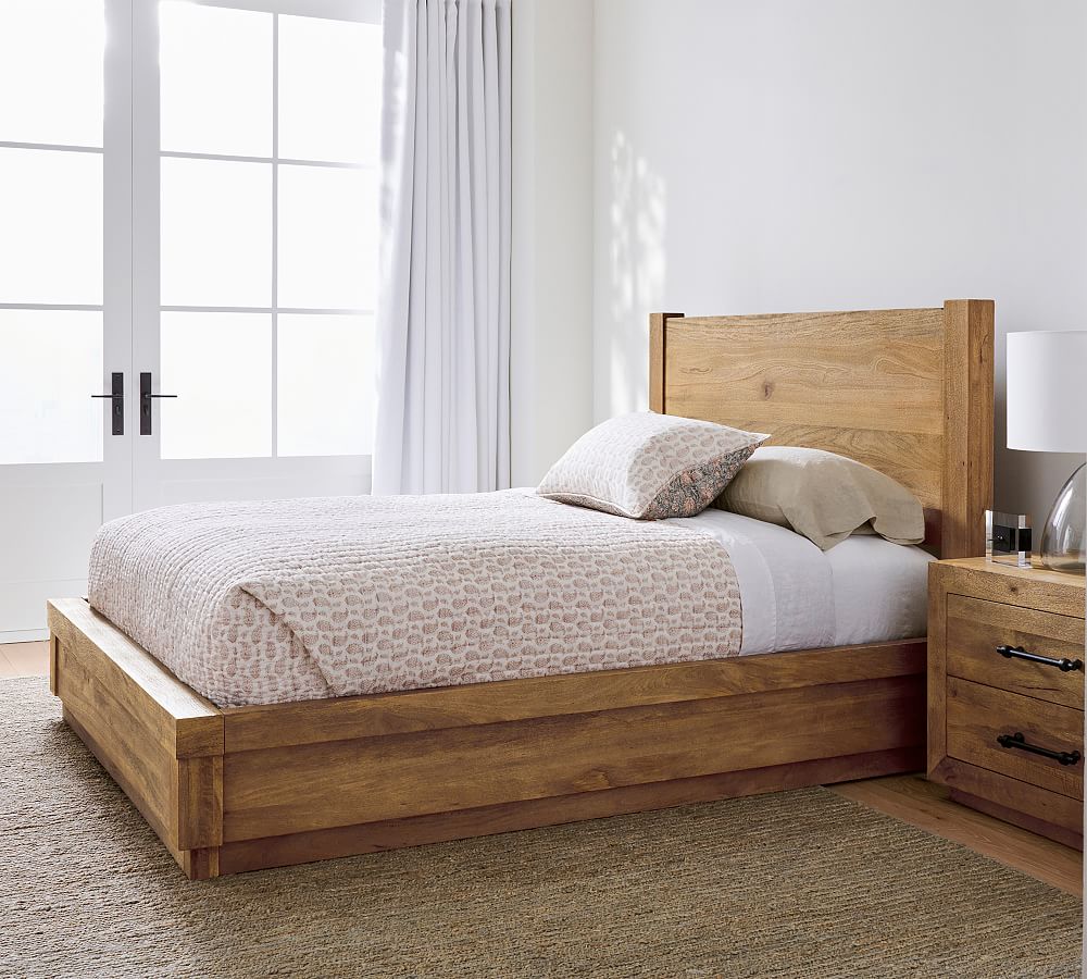 premium wooden bed furniture - The Leaf Crafts