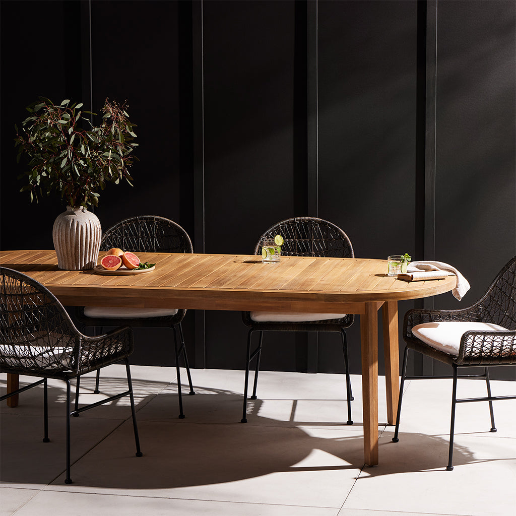 Buy Online Maximus solid wood dining table for modern homes in India  - The Leaf Crafts