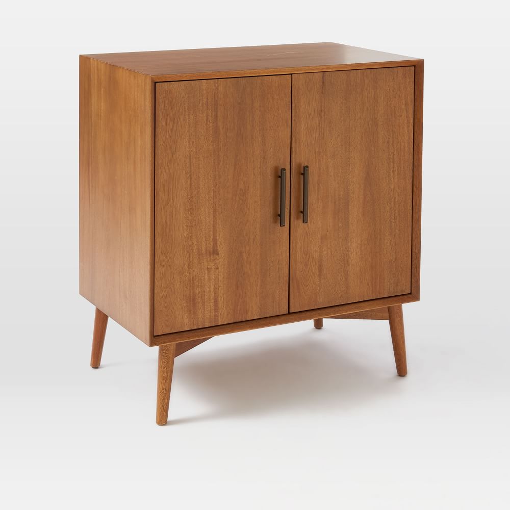 mid century modern bar cabinet design- The Leaf Crafts