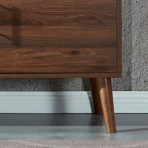minimalist mid century tv unit - The Leaf Crafts
