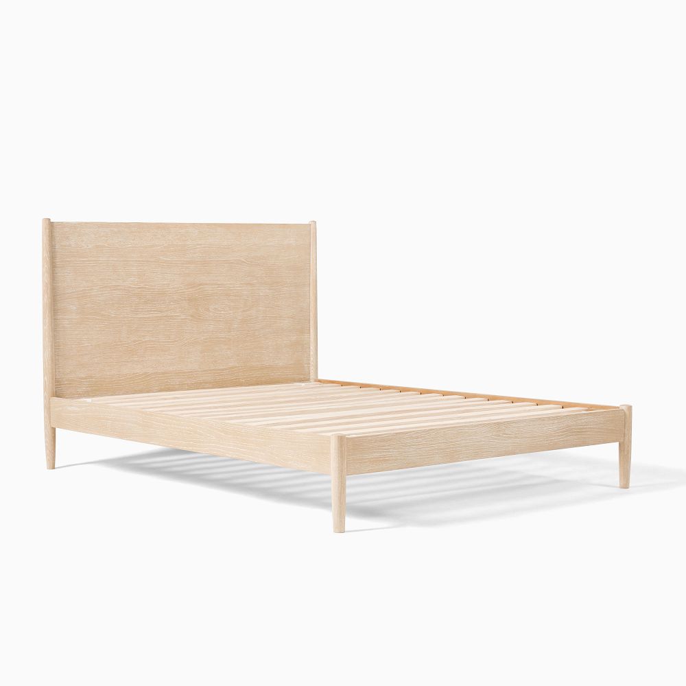 durable wooden bed frame Edith Solid Wood Bed - The Leaf Crafts