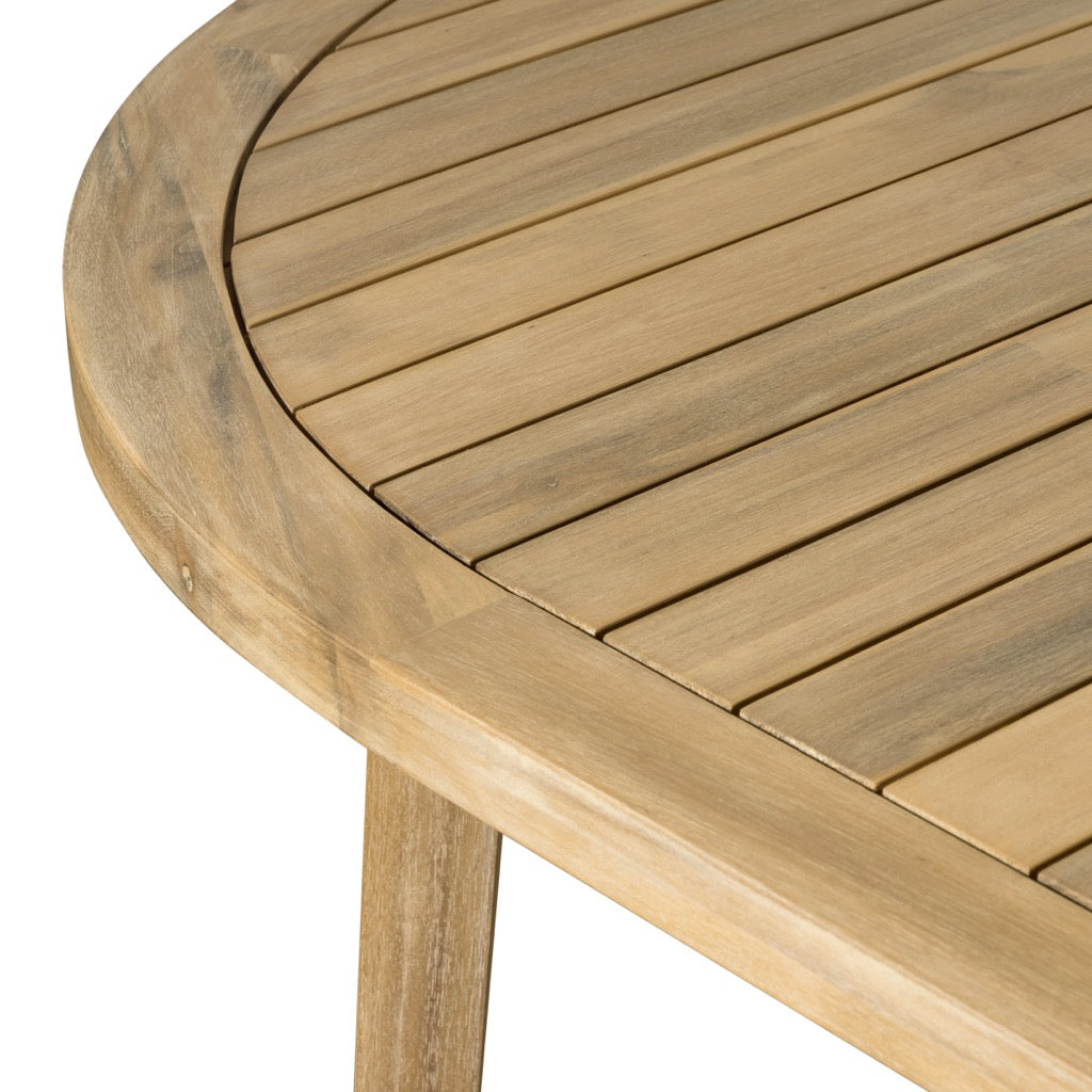 minimalist solid wood dining table for modern interiors - The Leaf Crafts