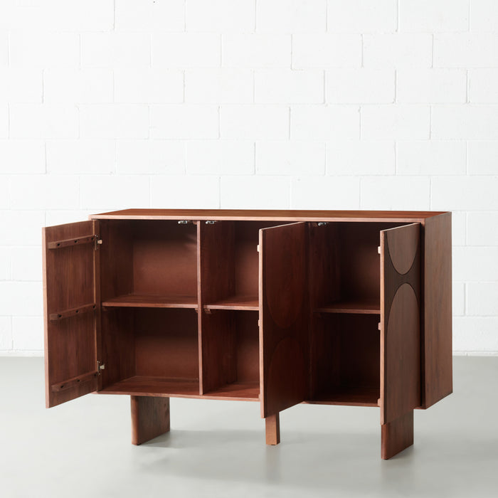 minimalist handcrafted wooden sideboard for modern homes- The Leaf Crafts
