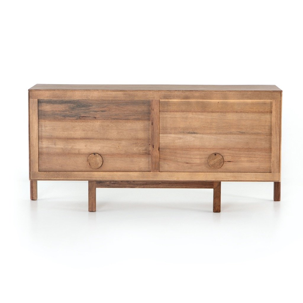 minimalist wooden buffet cabinet for modern homes- The Leaf Crafts