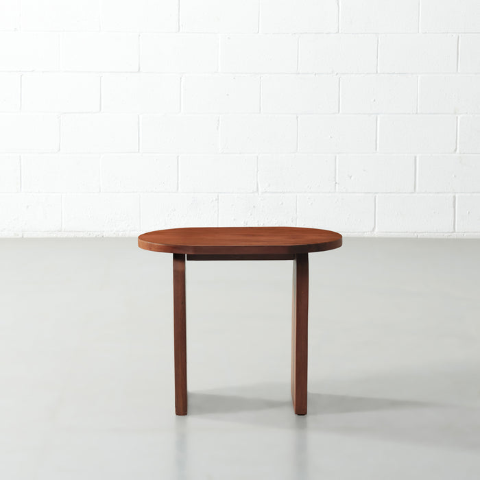 minimalist wooden side table for compact spaces - The Leaf Crafts