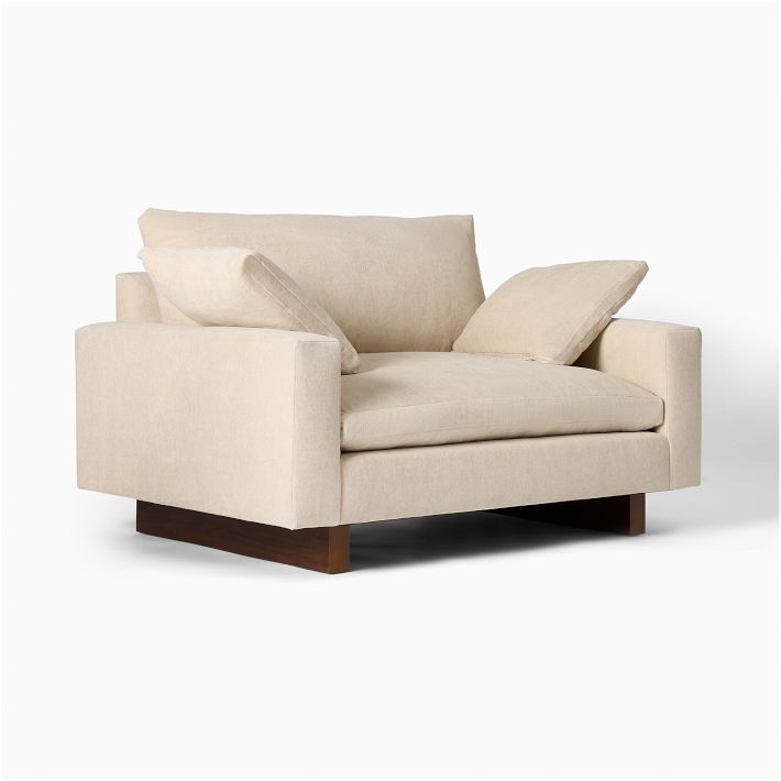 minimalist wooden loveseat for cozy interiors- The Leaf Crafts