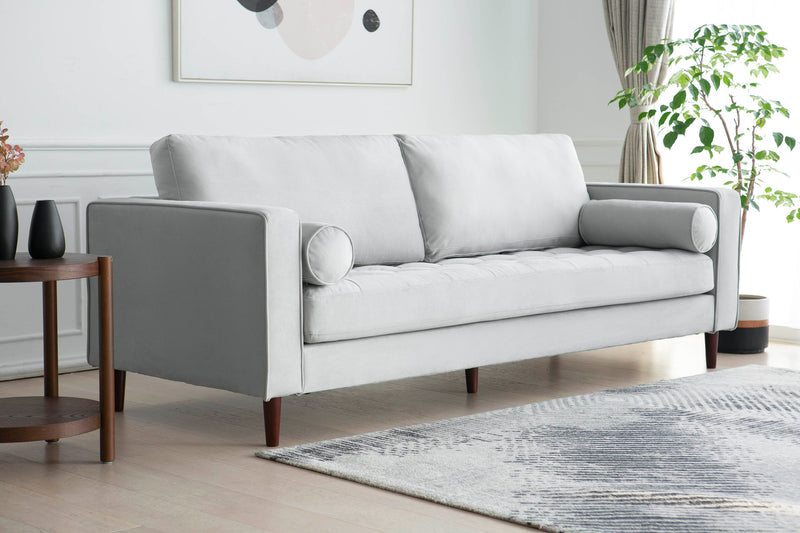 minimalist wooden sofa for cozy living spaces