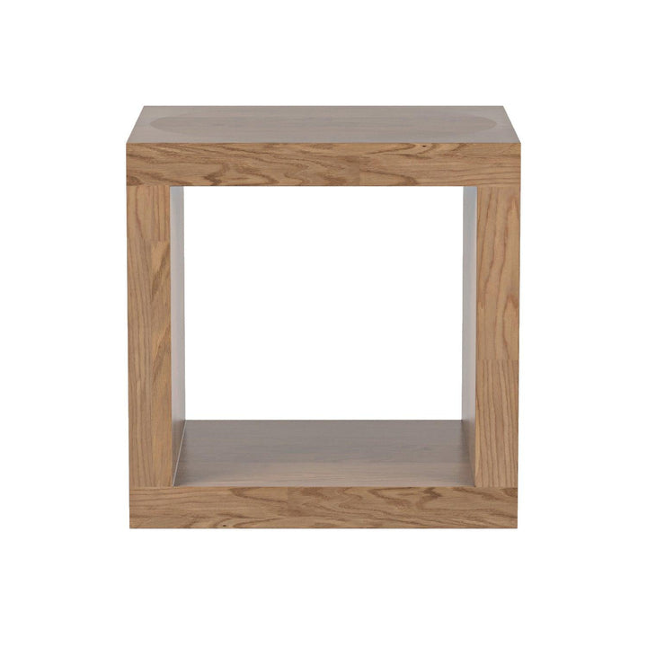 minimalist wooden side table for compact spaces - The Leaf Crafts