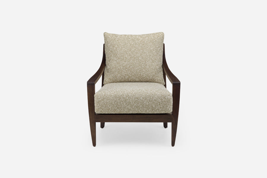 minimalist wooden lounge chair for cozy interiors- The Leaf Crafts